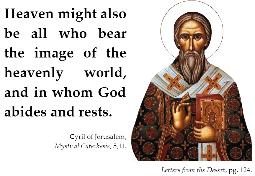 A Message From St. Cyril of Jerusalem Padre Pio Press
